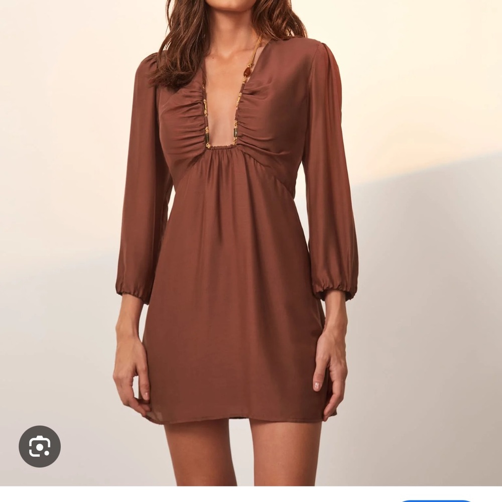 Vix Paula Hermany Mel detail short dress
